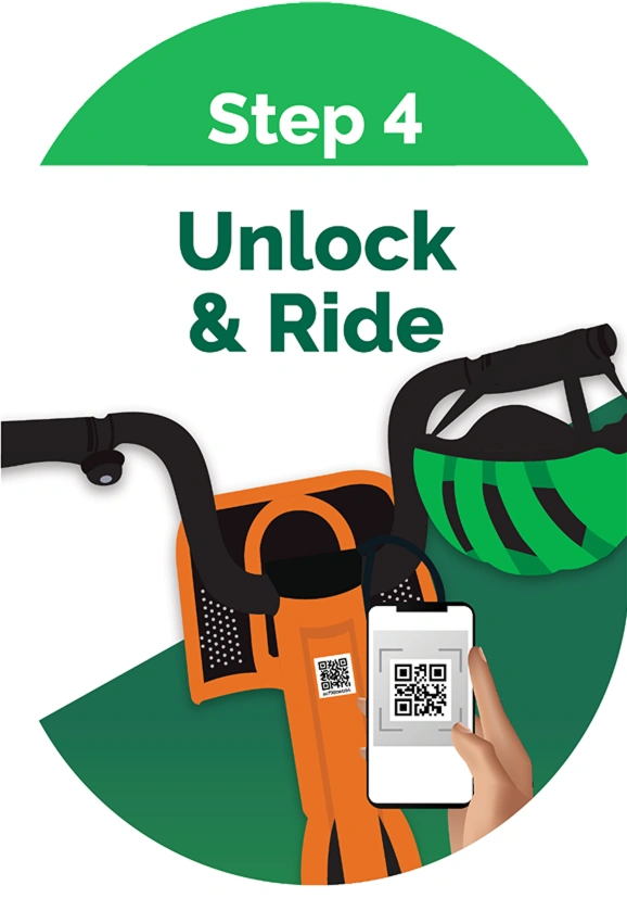 Step 4 - Unlock & Ride